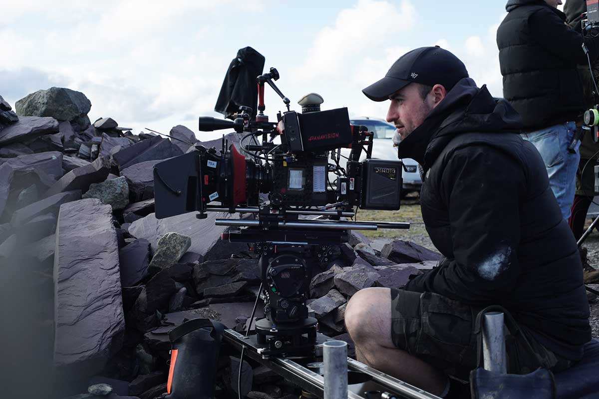 Tim Cragg on the set of Beckham