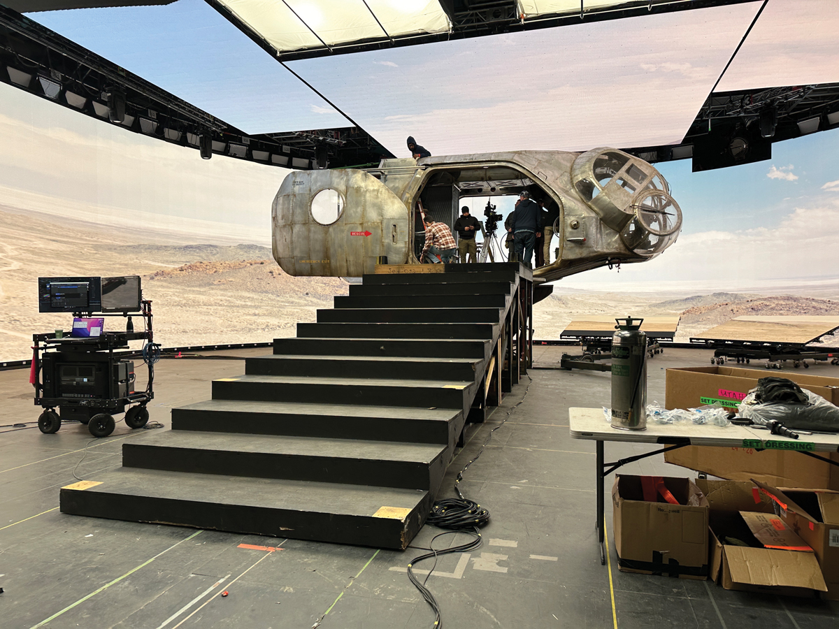 TRACKING TOMORROW SP software’s role extended beyond tracking, acting as a tool for visualising complex shots SP software’s role extended beyond tracking, acting as a tool for visualising complex shots