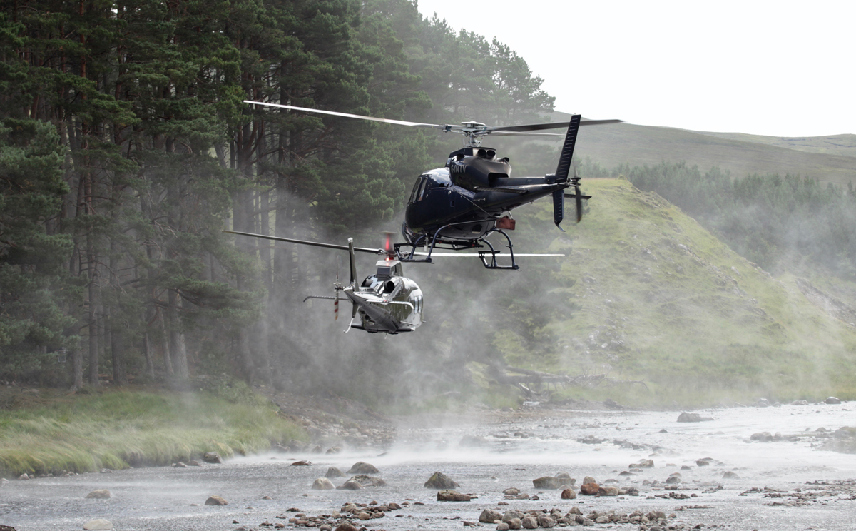 No Time to Die Scotland chase No Time to Die Scotland chase