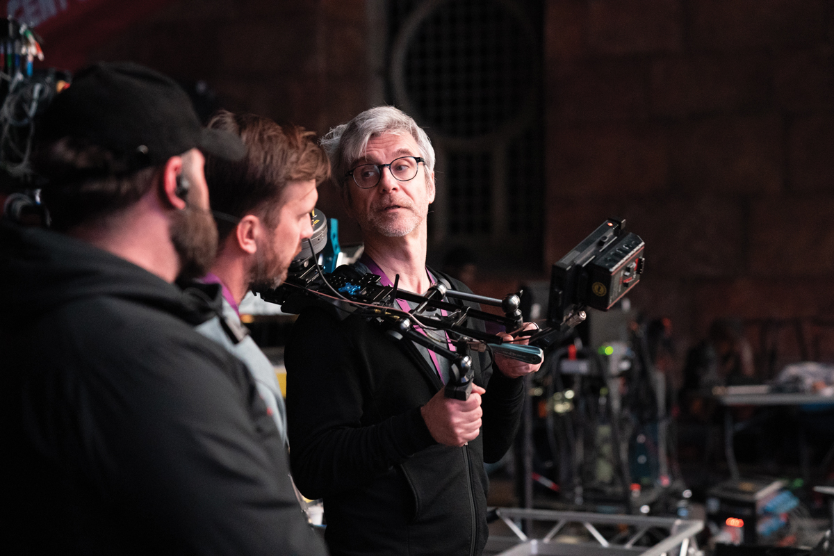 Filming twin sequences on the beaches of Anglesey at dusk proved a monumental effort Filming twin sequences on the beaches of Anglesey at dusk proved a monumental effort