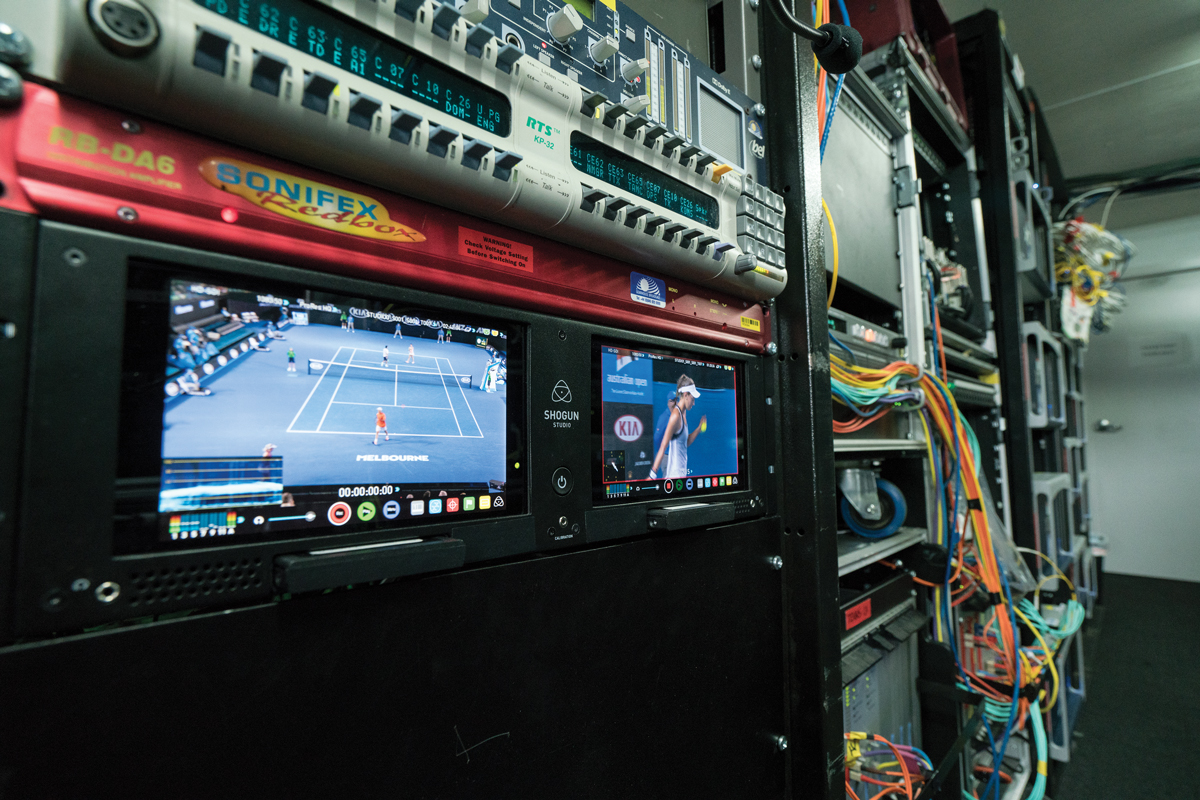 The Atomos Shogun has various power options The Atomos Shogun has various power options