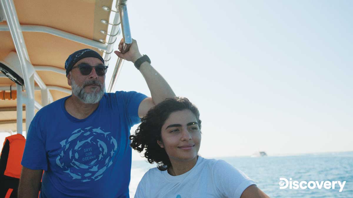 RED-SEA-LOGO-STILL-37 Salma Shaker (right) discovered freediving at 19 and quickly embraced the sport